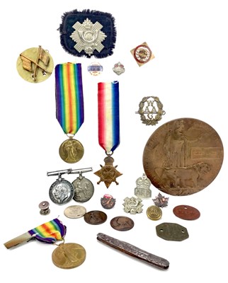 Lot 1551 - A SET OF WWI CAMPAIGN MEDALS