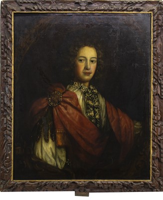 Lot 438 - PORTRAIT OF A YOUNG GENTLEMAN, AN OIL, CIRCLE OF PETER LELY