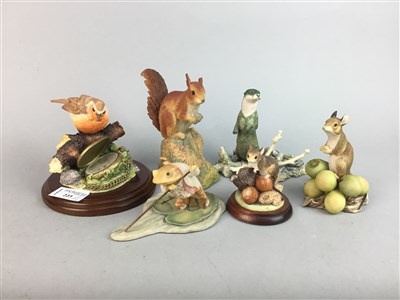 Lot 223 - A GROUP OF SIX BORDER FINE ARTS FIGURES OF ANIMALS