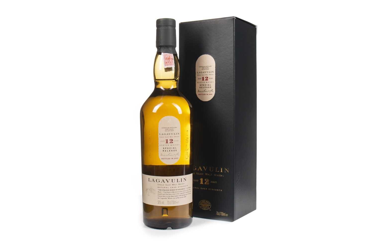 Lot 230 - LAGAVULIN AGED 12 YEARS NATURAL CASK STRENGTH 2002 RELEASE