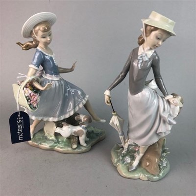 Lot 436 - FOUR LLADRO FIGURES OF FEMALES