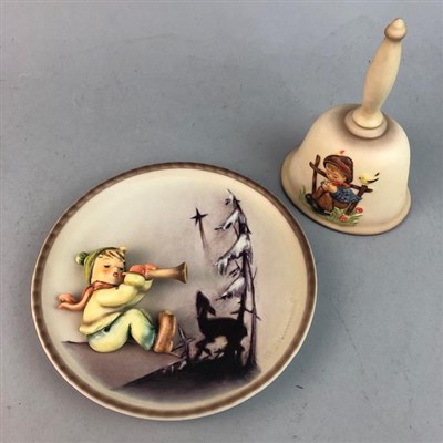 Lot 449 - A COLLECTION OF HUMMEL FIGURES, BELLS AND PLATES