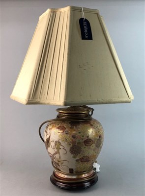 Lot 472 - A GROUP OF FIVE CERAMIC TABLE LAMPS