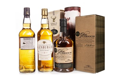 Lot 375 - GLENBURGIE 8 YEARS OLD, GLEN GARIOCH 12 YEARS OLD AND ARDMORE TRADITIONAL