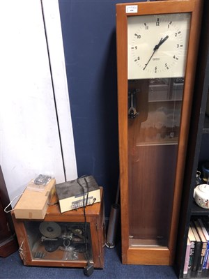 Lot 490 - A MASTER CLOCK, BELL RINGING SYSTEM AND A SCHOOL BELL