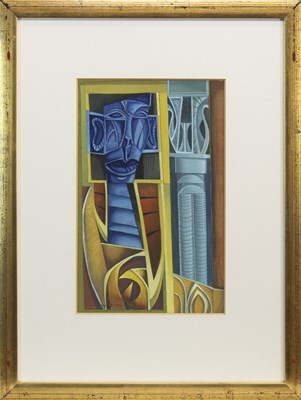 Lot 597 - AN ABSTRACT GOUACHE BY RICHARD NORMAN