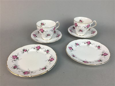 Lot 359 - A CENTENARY FLORAL TEA SERVICE AND CARLTON WARE DISHES AND A SUGAR BOWL