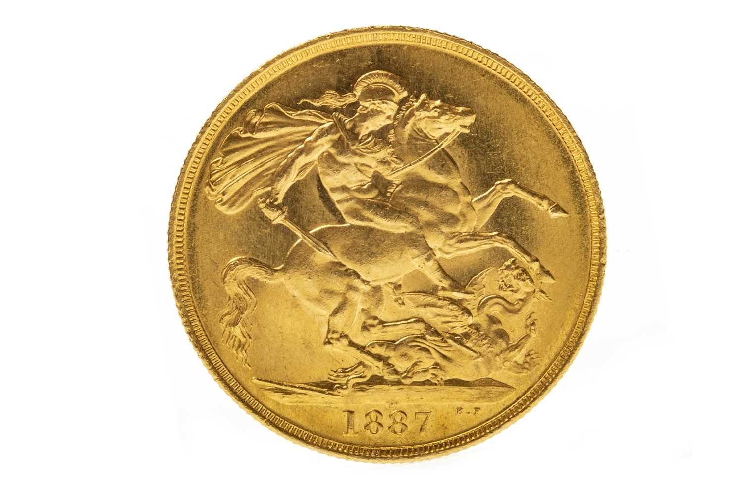 Lot 568 - A GOLD £2 COIN, 1887