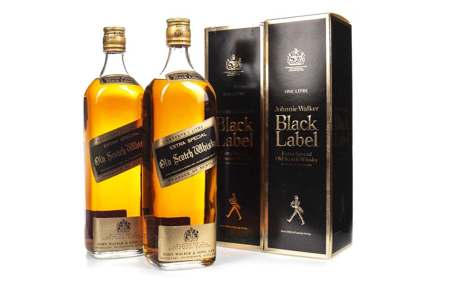 Lot 425 - TWO LITRES OF JOHNNIE WALKER BLACK LABEL AGED 12 YEARS
