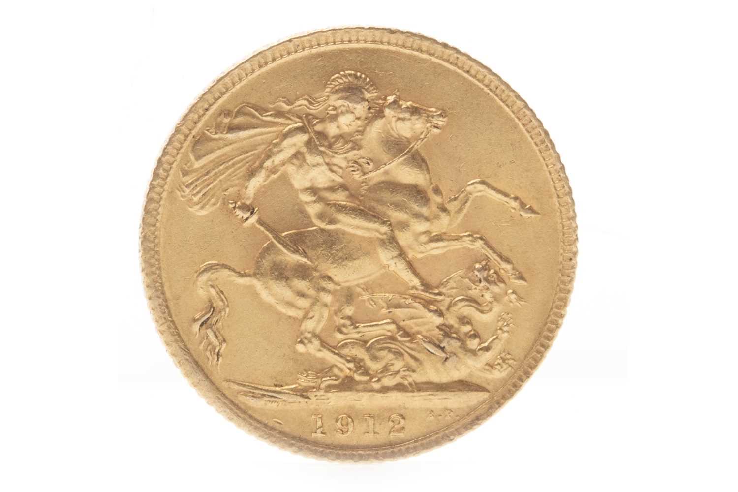 Lot 594 - A GOLD SOVEREIGN, 1912