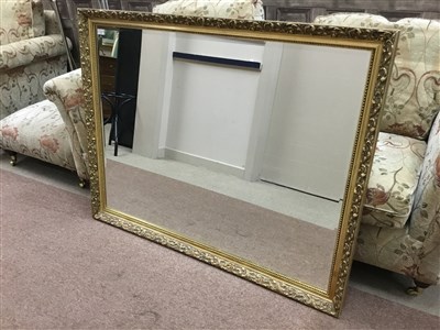 Lot 535 - A LARGE MODERN MIRROR