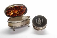 Lot 469 - EARLY GEORGE V SILVER AND TORTOISESHELL...