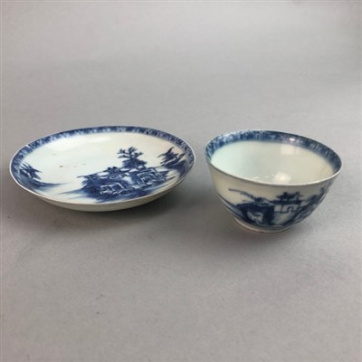 Lot 23 - A CHINESE NANKING CARGO TEA CUP AND SAUCER