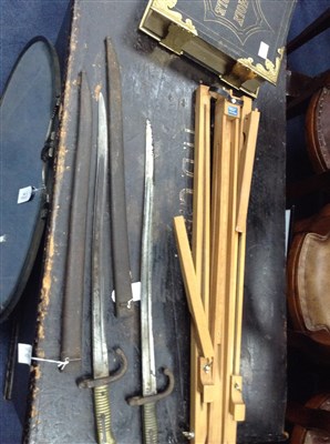 Lot 46 - A LOT OF TWO LATE 19TH CENTURY SWORD BAYONETS