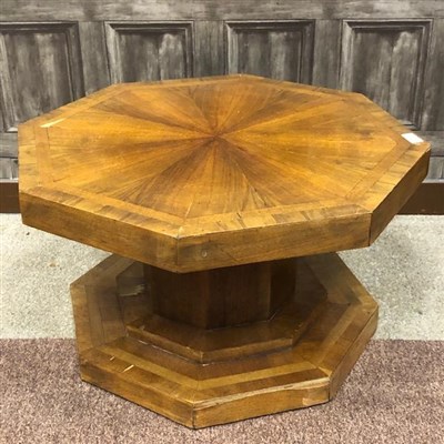 Lot 265 - AN OCTAGONAL COFFEE TABLE