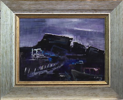 Lot 614 - NORTH UIST, AN OIL BY ALLISON YOUNG
