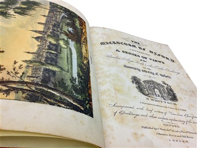 Lot 1588 - A TOPOGRAPHICAL AND HISTORICAL DESCRIPTION OF THE UNIVERSITY AND CITY OF OXFORD, BY N. WHITTOCK