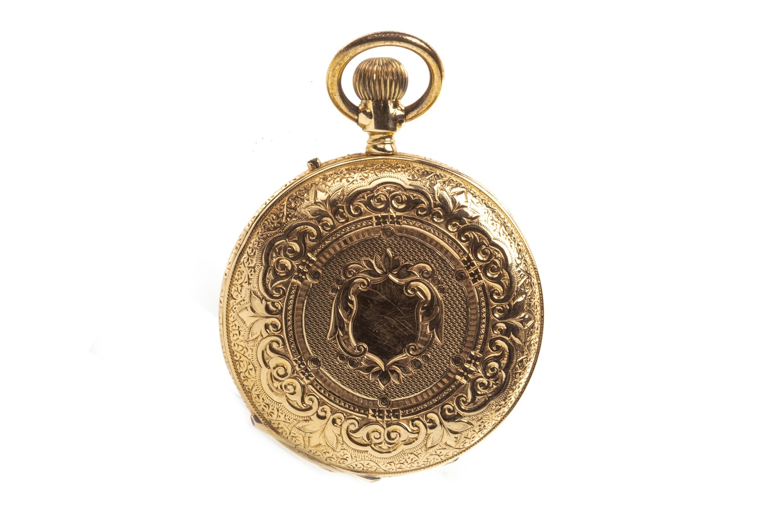 Lot 761 - A LADY'S CONTIENTAL GOLD FOB WATCH