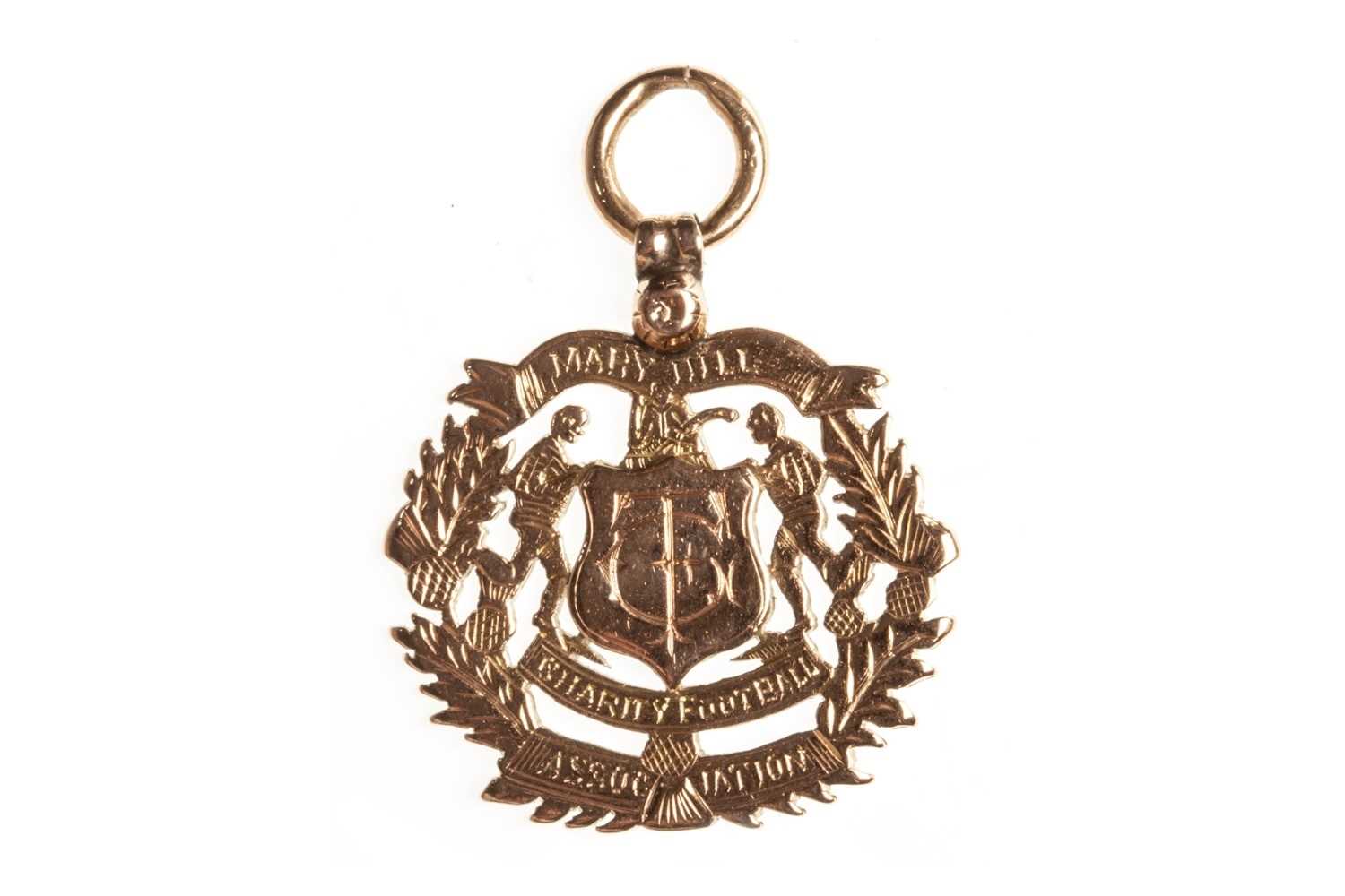 Lot 1823 - A LATE VICTORIAN MARYHILL CHARITY FOOTBALL ASSOCIATION MEDAL