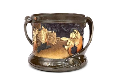 Lot 339 - A BRETBY 'JAPONESQUE' LOVING CUP