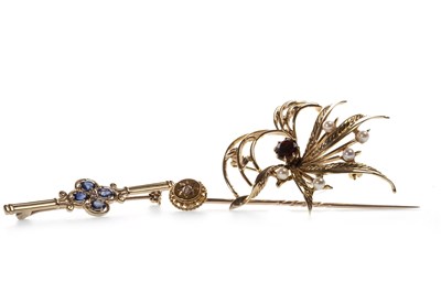 Lot 6 - TWO BROOCHES AND A PIN