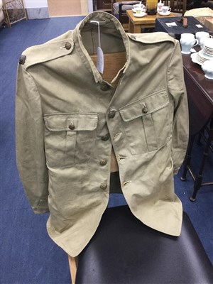 Lot 155 - A BRITISH ARMY OFFICERS TUNIC AND SUMMER WEIGHT JACKET