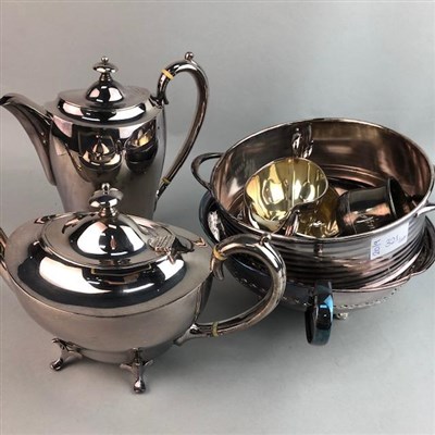 Lot 321 - A LOT OF SILVER PLATED WARE
