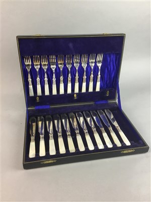 Lot 325 - A LOT OF SILVER PLATED FLATWARE