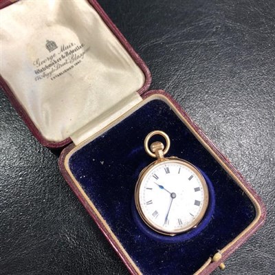 Lot 204 - A GOLD FOB WATCH AND OTHER WATCHES