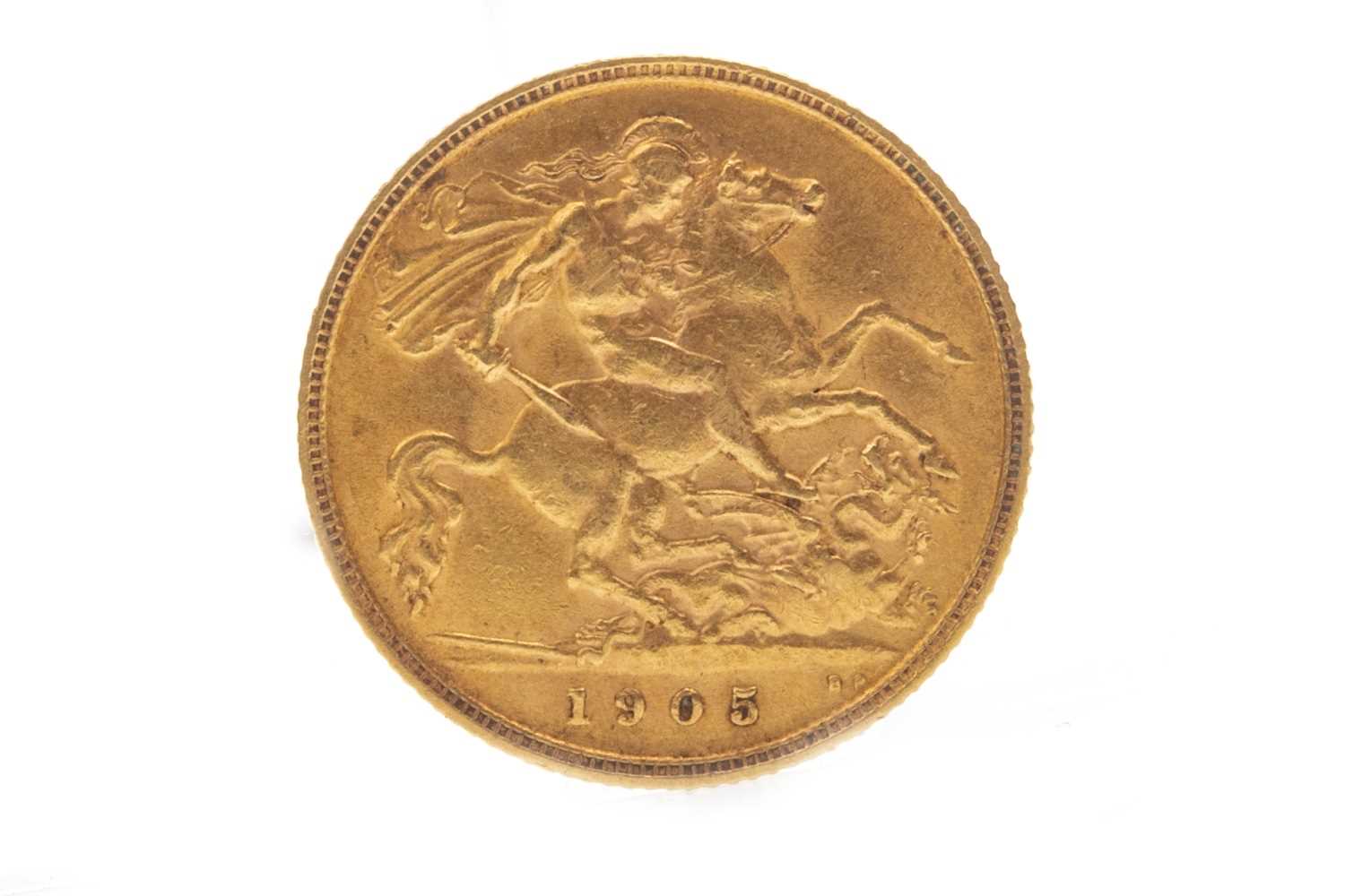 Lot 504 - A GOLD HALF SOVEREIGN, 1905