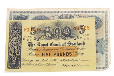 Lot 503 - TWO 1950S BANKNOTES