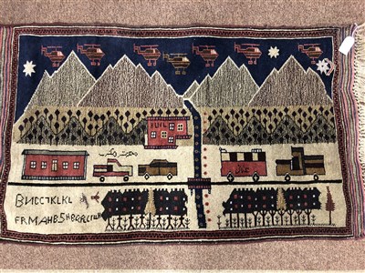 Lot 1093 - A LOT OF THREE EASTERN RUGS