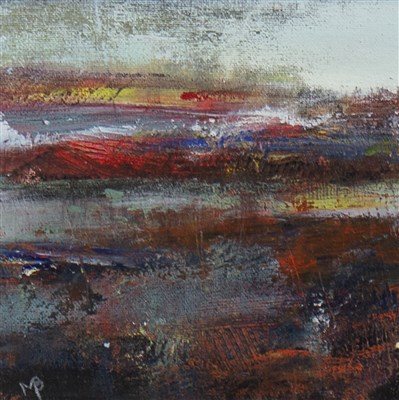 Lot 692 - AUTUMN IN THE AIR, A MIXED MEDIA BY MAY BYRNE