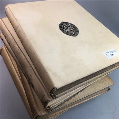 Lot 251 - A LOT OF FIVE AYRSHIRE AND ARRAN ARCHAEOLOGICAL SOCIETY BOOKS