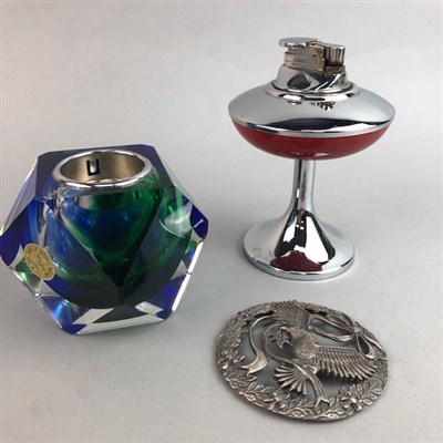 Lot 377 - A GROUP OF BRASSWARE and TABLE LIGHTERS