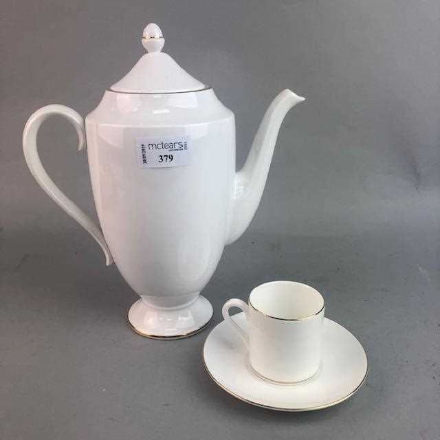 Lot 218 - A WEDGWOOD COFFEE SERVICE AND OTHER CERAMICS