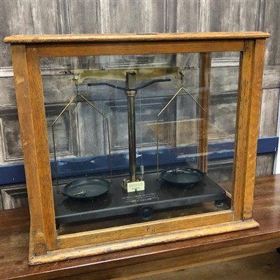 Lot 385 - A CHEMICAL BALANCE BY GRIFFIN AND GEORGE
