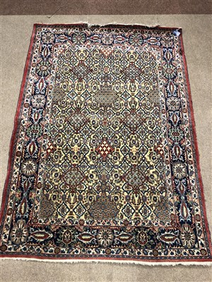 Lot 1100 - A MIDDLE EASTERN RUG