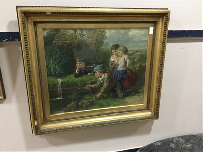 Lot 461 - A LOT OF PAINTINGS AND A PRINT