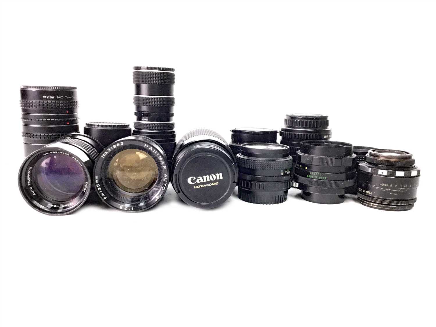 Lot 1523 - A GROUP OF CAMERA LENSES