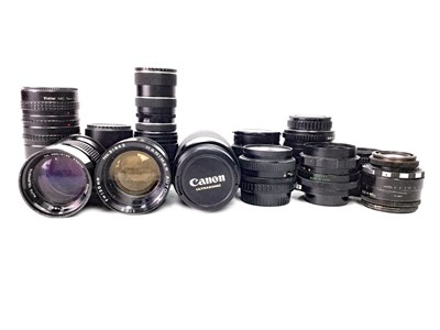 Lot 1523 - A GROUP OF CAMERA LENSES