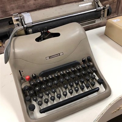 Lot 426 - A VINTAGE TYPEWRITER AND ANOTHER