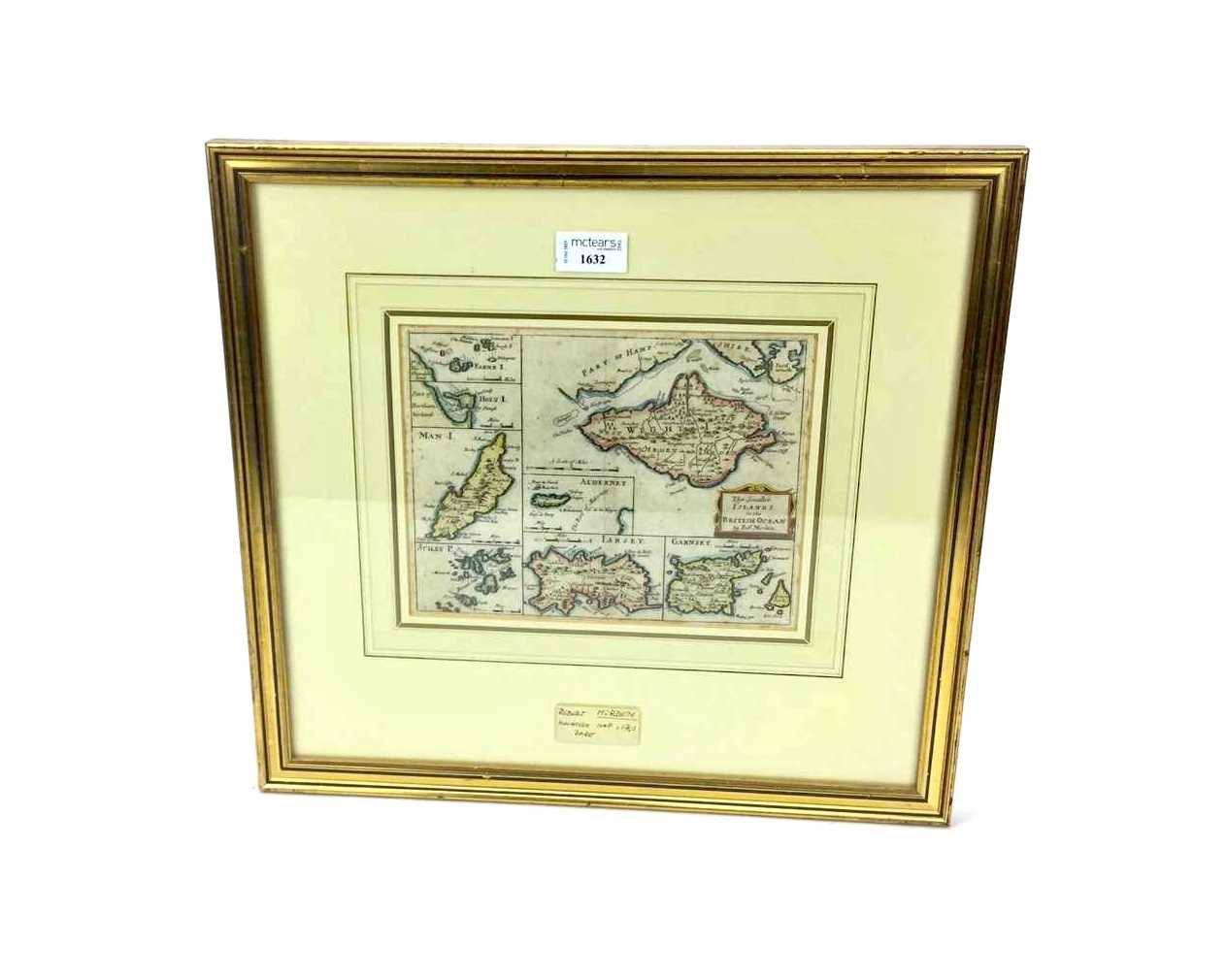 Lot 51 - A MAP OF THE CHANNEL ISLANDS, BY ROBERT MORDEN