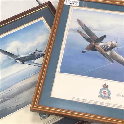 Lot 488 - A LOT OF TWO AVIATION PRINTS RELATING TO WWII