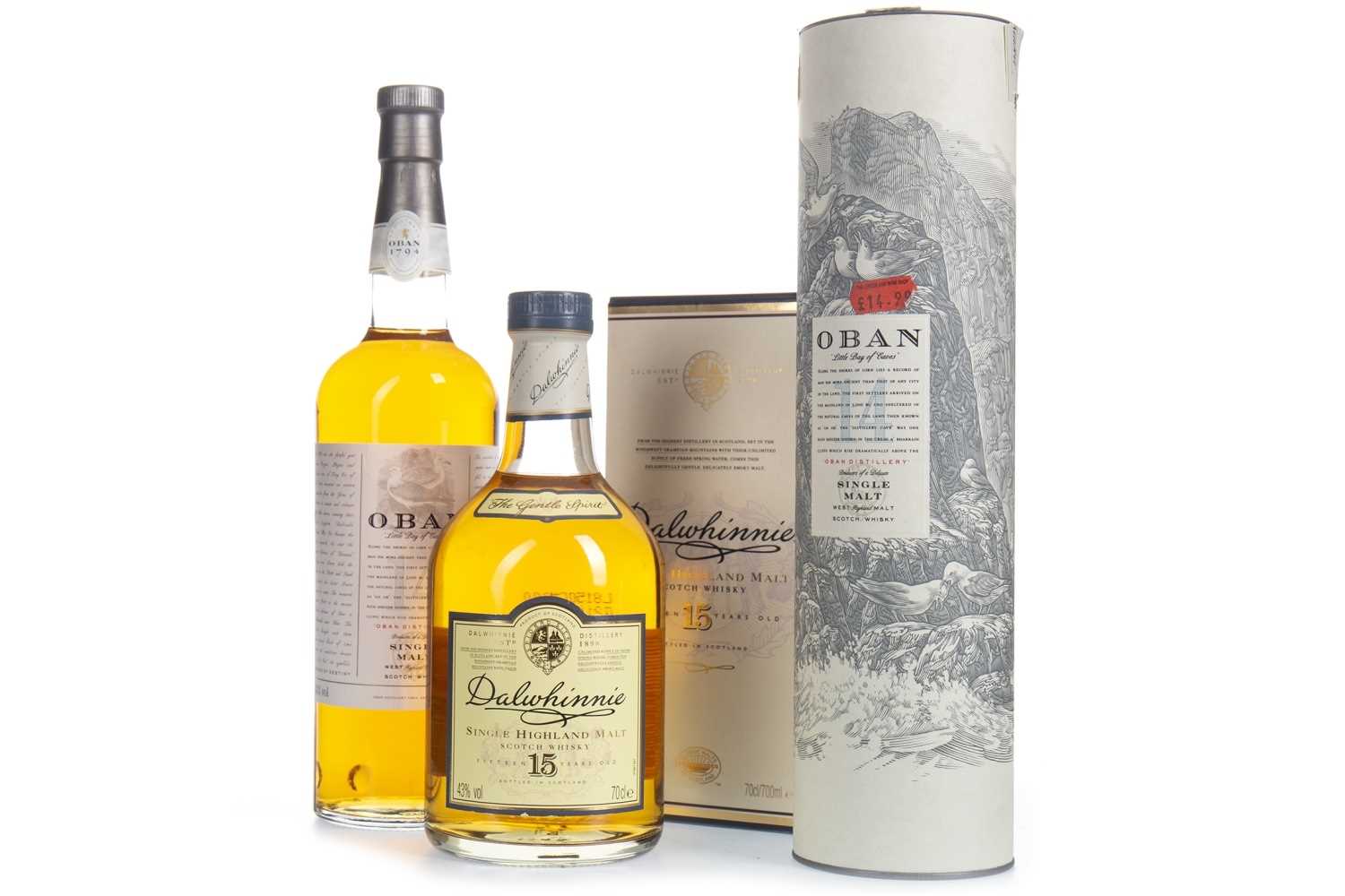 Lot 302 - OBAN 14 YEARS OLD & DALWHINNIE 15 YEARS OLD