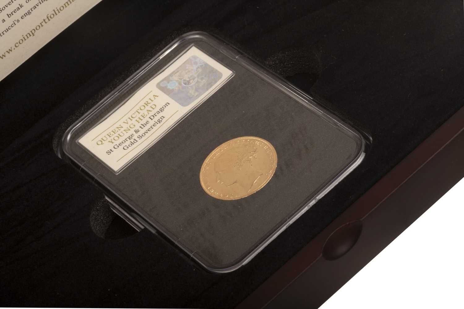 Lot 525 - A GOLD SOVEREIGN, 1874