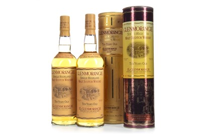 Lot 305 - TWO BOTTLES OF GLENMORANGIE 10 YEARS OLD