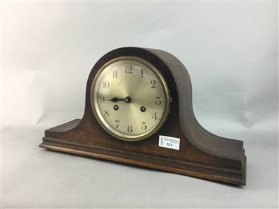 Lot 521 - A LOT OF THREE MANTEL CLOCKS