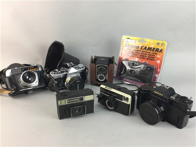 Lot 522 - AN OLYMPIA CAMERA AND SEVEN OTHER CAMERAS