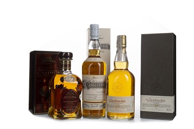 Lot 310 - CARDHU 12 YEARS OLD, CRAGGANMORE 12 YEARS OLD AND GLENKINCHIE 10 YEARS OLD